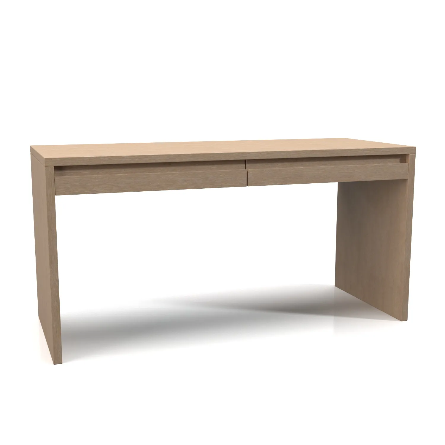 Pacific Writing Desk PBR 3D Model_01